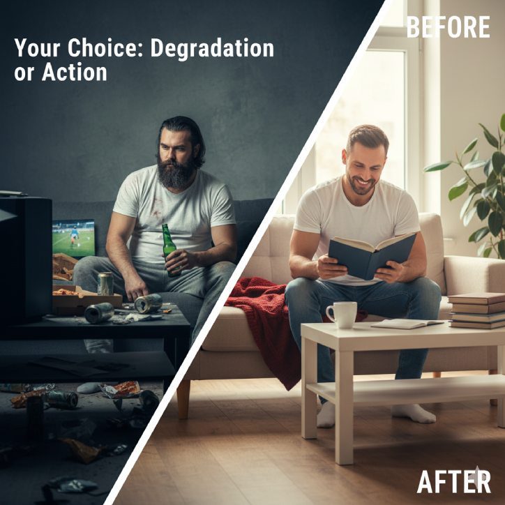 Your Choice: Degradation or Action.