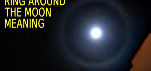 ring around the moon meaning