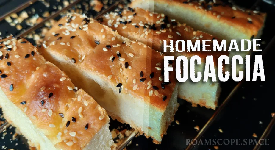 homemade focaccia